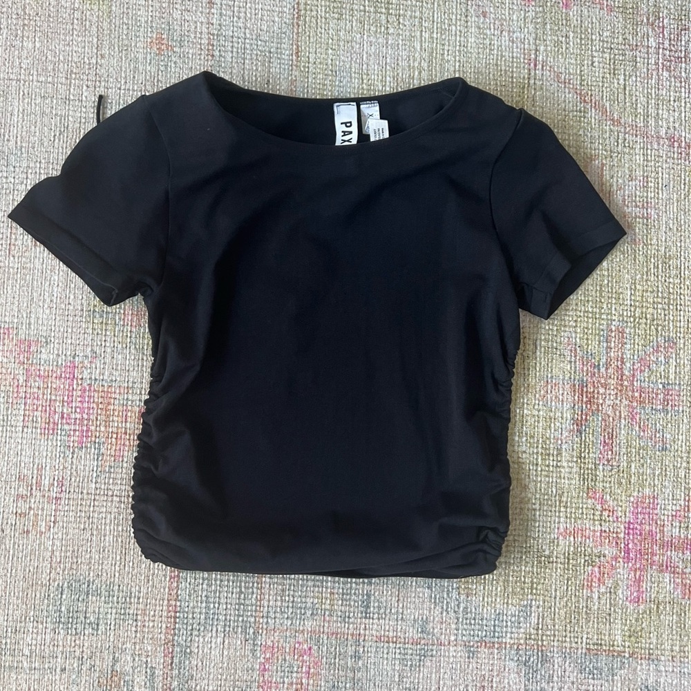 Open back crop top